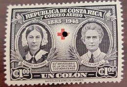 C) 388. 1945. COSTA RICA. FLORENCE NIGHTINGALE AND CAVELL. CA2. SPECIMEN PUNCH PROOF MINT - Costa Rica