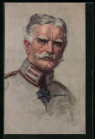 Künstler-AK Generalfeldmarschall Von Mackensen, Heerführer  - Guerre 1914-18