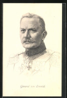 AK Porträt Heerführer General Von Emmich  - War 1914-18