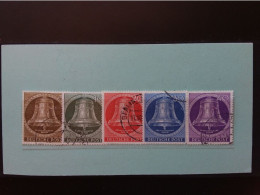 GERMANIA 1953 - BERLINO OVEST - Campana Della Libertà - Nn. 87/91 Timbrati - Valore Unificato 70 Euro + Spese Postali - Used Stamps