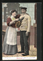 AK Soldatenliebe - Frau Nimmt Abschied Vom Ehemann  - Oorlog 1914-18