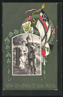 AK Soldatenliebe, Nur Die Liebe Ist Das Leben, Soldat Mit Geliebter  - Guerre 1914-18
