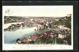 AK Passau, Ortsansicht Mit Innstadt Und Ilz  - Passau
