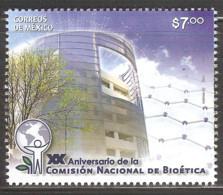 2012 MÉXICO  XX Aniversario De La Comisión Nacional De Bioética Sc. 2776 MNH National Bioethics Commission, 20th Anniv. - Mexico