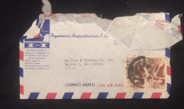 C) 1946. MEXICO. AIRMAIL ENVELOPE SENT TO USA. DOUBLE STAMP. 2ND CHOICE - Mexique