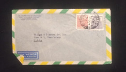 C) 1947. BRAZIL. AIRMAIL ENVELOPE SENT TO USA. DOUBLE STAMPS. 2ND CHOICE - Otros - América