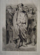 LITHOGRAPHIE 19ème TYPES DU JUIF ERRANT LE BOURGMESTRE - Other & Unclassified