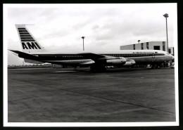 Fotografie Flugzeug Boeing 707, Passagierflugzeug Der Air Manila International  - Luftfahrt