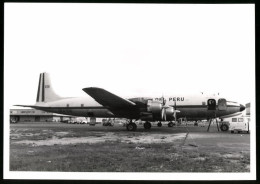 Fotografie Flugzeug Douglas DC-6, Passagierflugzeug Der Aereo Del Peru, Kennung OB-R-936  - Aviazione