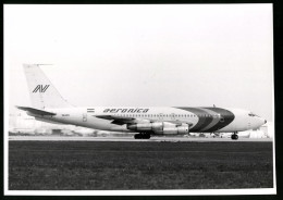 Fotografie Flugzeug Boeing 707, Passagierflugzeug Der Aeronica, Kennung YN-BYI  - Aviación