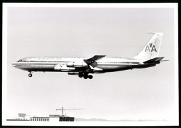 Fotografie Flugzeug Boeing 707, Passagierflugzeug Der American Airlines, Kennung N7520A  - Aviation