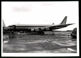 Fotografie Flugzeug Douglas DC-8, Frachtflugzeug Der Alitalia, Kennung 3D-ADV  - Aviación