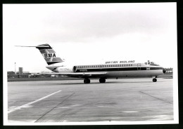 Fotografie Flugzeug Douglas DC-9, Passagierflugzeug Der British Midland, Kennung N48075  - Luftfahrt