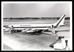 Fotografie Flugzeug Douglas DC-8, Passagierflugzeug Der Eastern, Kennung N8609  - Luftfahrt