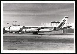 Fotografie Flughafen Los Angeles, Flugzeug Boeing 707, Passagierflugzeug Der Ecuatoriana, Kennung HC-BHY  - Aviazione