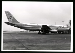 Fotografie Flugzeug Douglas DC-8, Passagierflugzeug Der Egypt Air, Kennung OO-TEG  - Luftfahrt