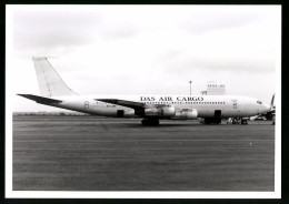 Fotografie Flugzeug Boeing 707, Frachtflugzeug Das Air Cargo, Kennung 5X-JEF  - Aviación