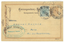 Österreich Correspondenz-La Korespondenční Lístek 1896 - Other & Unclassified