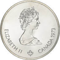 Canada, Elizabeth II, 10 Dollars, 1976 Olympics - Map Of The World, 1973, Royal - Canada