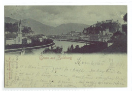 Österreich - Postkarten Gruss Aus Salzburg  Jos. Kasseroller, Salzburg 1897 - Sonstige & Ohne Zuordnung