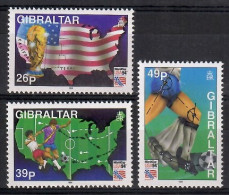 Gibraltar 1994 Mi 687-689 MNH  (ZE1 GIB687-689) - Autres