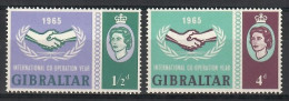 Gibraltar 1965 Mi 171-172 MNH  (ZE1 GIB171-172) - Familles Royales