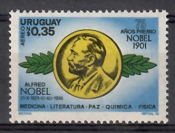 Uruguay 1976 Mi 1440 MNH  (LZS3 URG1440) - Nobel Prize Laureates