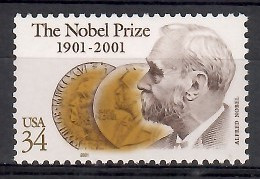 United States Of America 2001 Mi 3444 MNH  (ZS1 USA3444) - Nobelprijs
