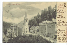 Österreich - Postkarten Neue Kath. Kirche Badgastein - Stadt / Kirche - Sonstige & Ohne Zuordnung