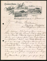 Rechnung Reichenbach 1916, Cigarren-Fabrik Wilhelm Pfaffe, Verkaufshäuser  - Other & Unclassified