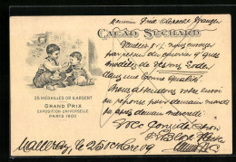 AK Cacao Suchard, Grand Prix Exposition Universelle Paris 1900, Brüderliches Teilen Der Schokolade  - Culture