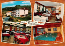 73905787 Guettersbach Hotel Pension Zentlinde Hausansicht Restaurant Speiseraum  - Autres & Non Classés