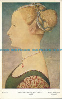 R006436 Portrait Of An Unknown Lady. Pollaiuolo. Medici. No 111 - Monde