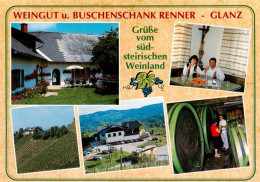 73905724 Leutschach Weingut Buschenschank Gaststube Weinkeller Panorama - Other & Unclassified