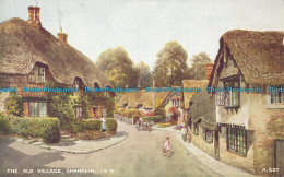 R006446 The Old Village. Shanklin. I. O. W. Valentine. Art Colour. No A.837 - Monde