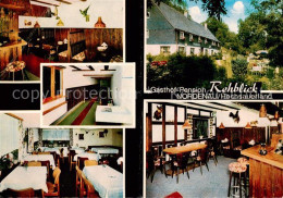 73866792 Nordenau Schmallenberg Gasthof Pension Rehblick Restaurant Kegelbahn  - Schmallenberg
