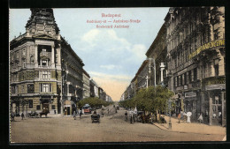 AK Budapest, Boulevard Andrássy  - Hongrie