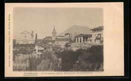 Cartolina Pianezza, Panorama Dalla Stazione Tramviaria  - Autres & Non Classés