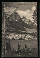 Cartolina S. Martino Di Castrozza, Panorama, Campanile Di Val Di Roda  - Autres & Non Classés