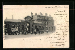 CPA Béthune, La Gare Du Chemin De Fer, La Gare  - Autres & Non Classés