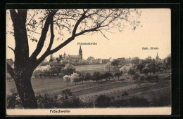 CPA Fröschweiler, Vue Générale Avec L'Églisen  - Other & Unclassified