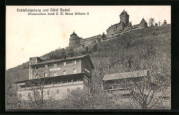 CPA Hohkönigsburg, Burg Et Hotel Buckel, Frontansicht  - Autres & Non Classés
