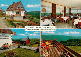 73866692 Langewiese Haus Waldesblick Gaststube Terrasse Langewiese - Winterberg