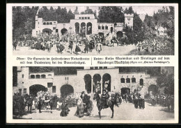 AK Heidenheim, Naturtheater Beim Schloss Hellenstein, Bändertanz, Götz Von Berlichingen  - Théâtre