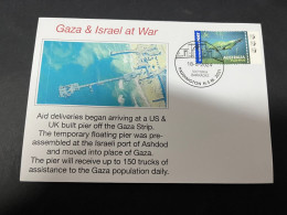 189-5-2024 (5 Z 27) GAZA War - Aid Deliveries Began Arriving At A US - UK Buikt Pier Off The Gaza Strip - Militaria