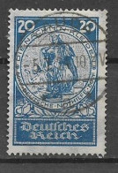GERMANIA REICH REP.DI WEIMAR 1924 BENIFICIENZA S.ELISABETTA UNIF. 346  USATO VF - Used Stamps