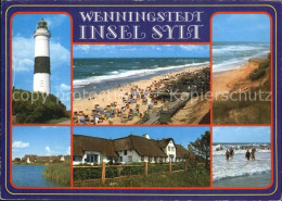 72567474 Wenningstedt Sylt Strand Leuchtturm Wenningstedt-Braderup (Sylt) - Sonstige & Ohne Zuordnung