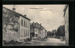 CPA Lörchingen I /Lothr., Leopold Vallet Strasse Avec Bäumen  - Autres & Non Classés