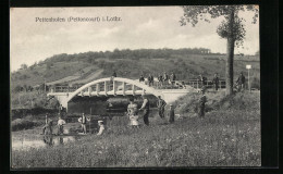 CPA Pettenhofen, Vue Générale Avec Pont  - Autres & Non Classés