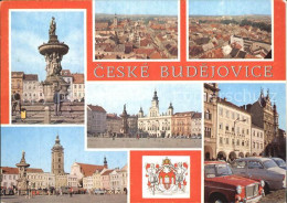 72567378 Ceske Budejovice Altstadt Brunnen Fliegeraufnahme Ceske Budejovice  - Tchéquie
